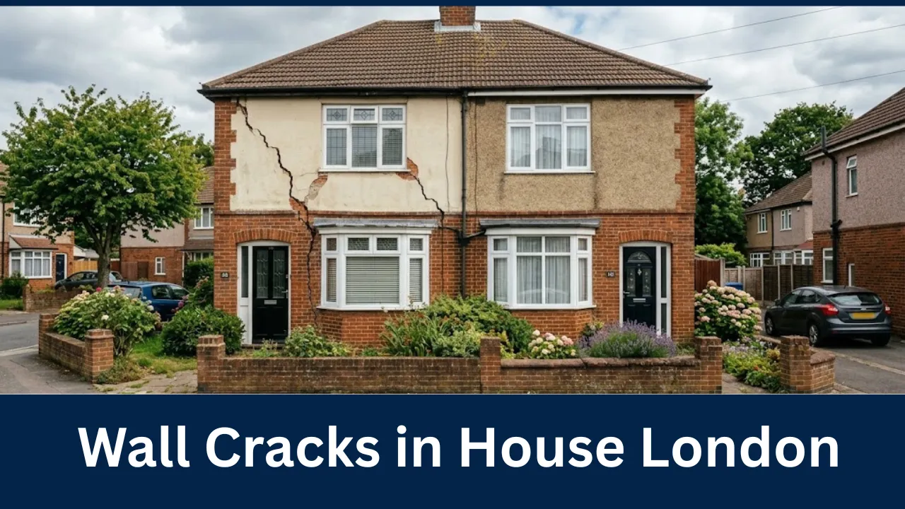 Wall Cracks house in London